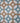Charleston #4 Print-Brown/Light Blue -100% LINEN 7.5 OZ ,56" Wide By:Instalinen.com/Insta linen fabric store InstaLinen.com