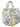 LINEN BAG-  FLORAL COLOR GREEN INSTALINEN.COM