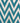 Print - Crooked #3- Blue Zig Zag -100% LINEN 7.5 OZ ,56" WIDE By Instalinen.com InstaLinen.com