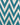 Print - Crooked #3- Blue Zig Zag -100% LINEN 7.5 OZ ,56" WIDE By Instalinen.com InstaLinen.com